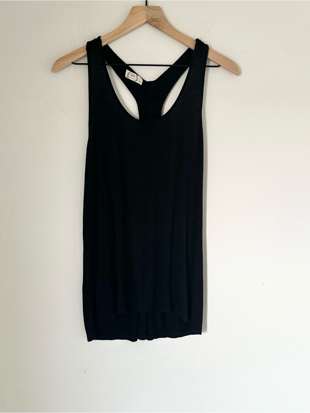 Maurices 24/7 Women’s Black Braided Racerback Tank Top